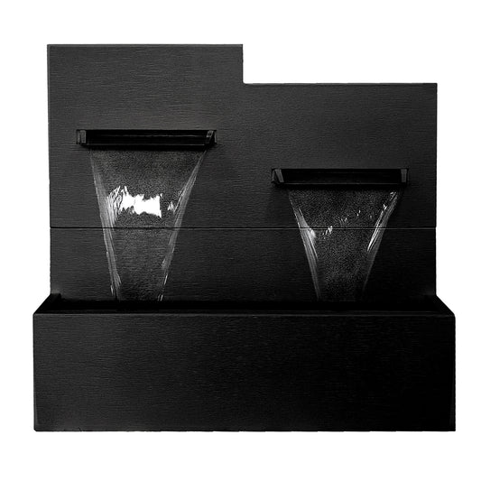Harvey Double Fountain - Charcoal - Water Feature - Available at Simon's Seconds