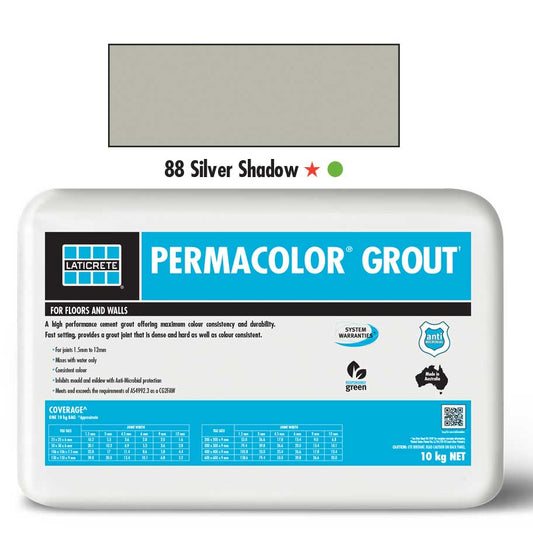 PERMACOLOR Grout - Silver Shadow - 10kg Bag - 1st Quality - Available at Simon's Seconds