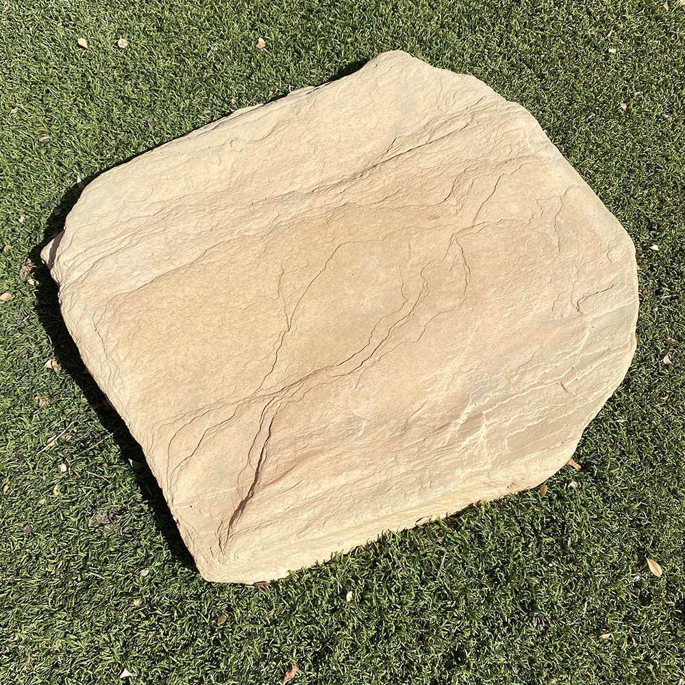 Myst Concrete Stepping Stone - Sandstone - 1st Quality - Available at Simon's Seconds