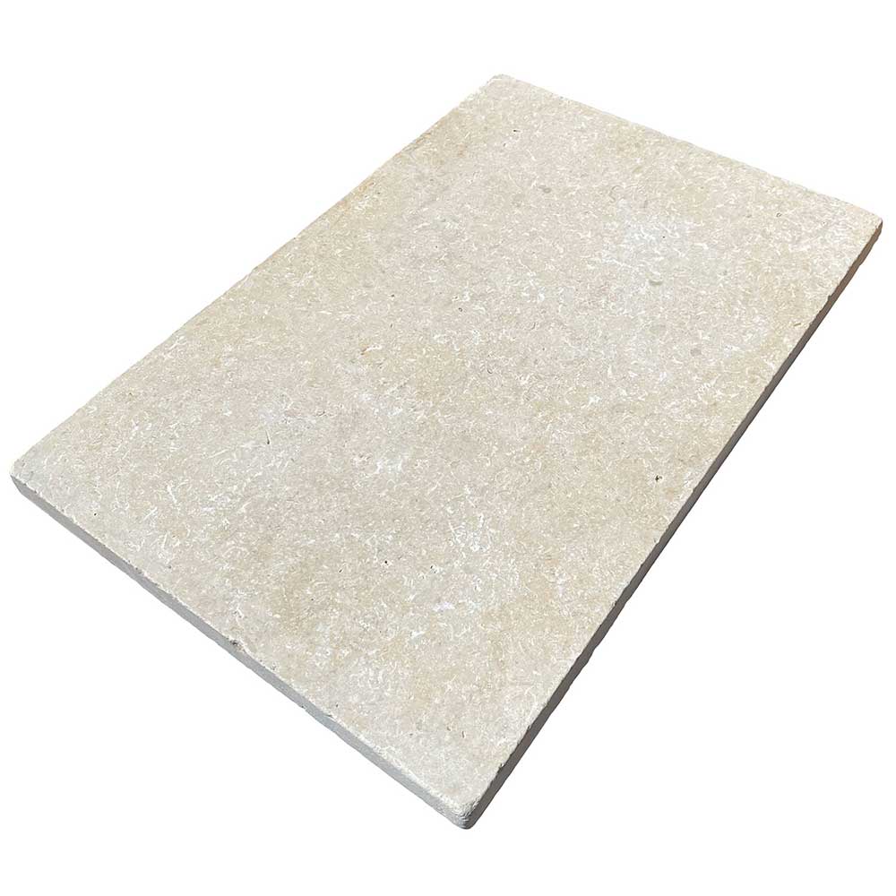 Oryx Tumbled Limestone 600x400x30mm Natural Stone Pavers - 1st Quality - Single Piece - Available at Simon's Seconds