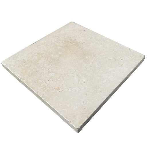 Portland Limestone 400x400x20mm Natural Stone Tiles - 1st Quality - 30mm Shown - Available at Simon's Seconds