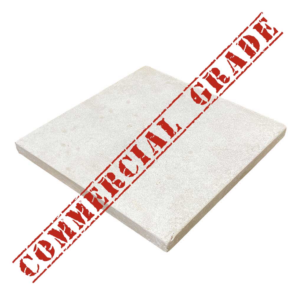 Portland Limestone 400x400x30mm Natural Stone Pavers - Commercial B Grade - Available at Simon's Seconds
