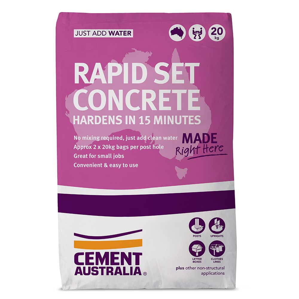 Rapid Set Concrete Mix - 20kg Bag - 1st Quality - Available at Simon's Seconds