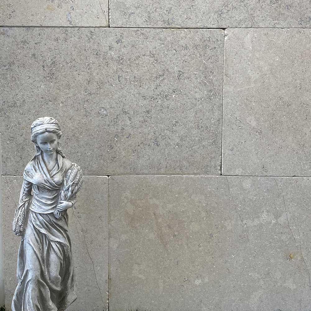 Sinai Pearl Limestone 400x400x30mm Natural Stone Pavers - 1st Quality - Display - Available at Simon's Seconds