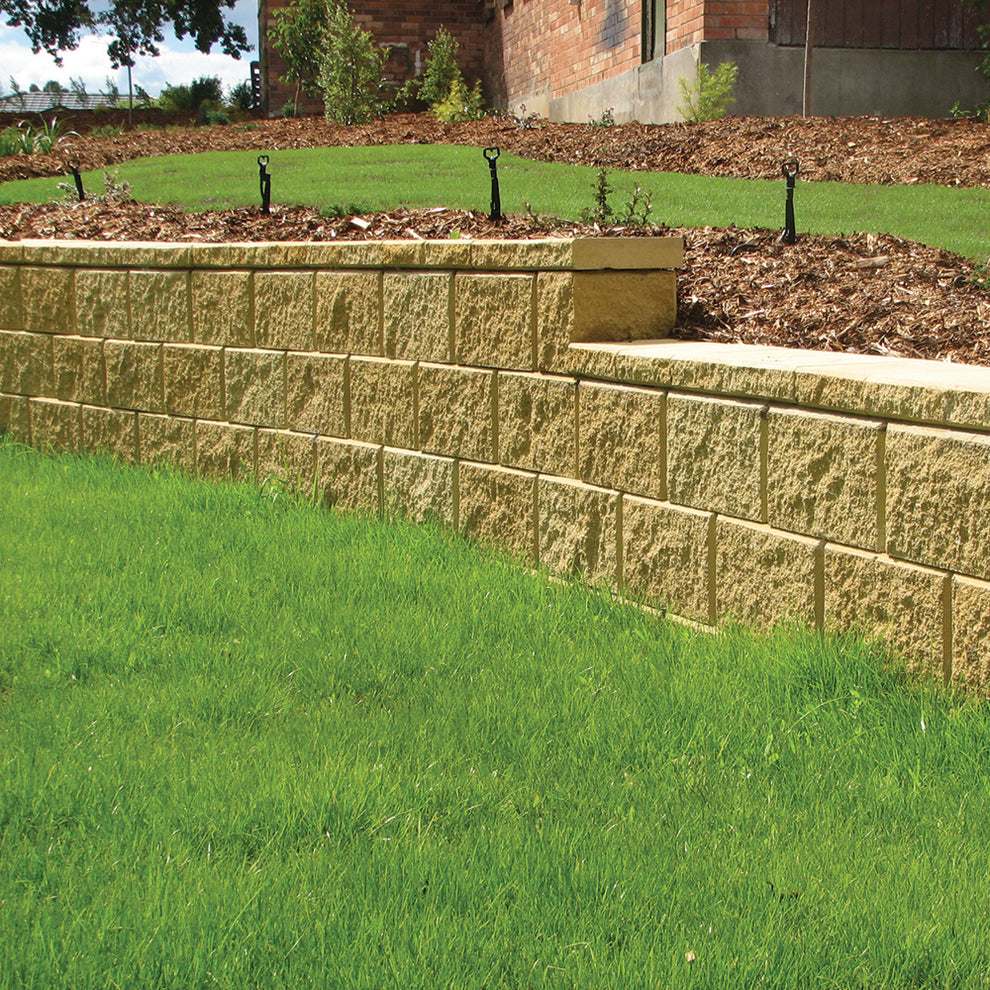 Tasman Dry Stack Retaining Wall Full Block Penrose 1st Quality